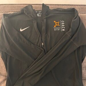 Orangetheory coach half zip long sleeve shirt